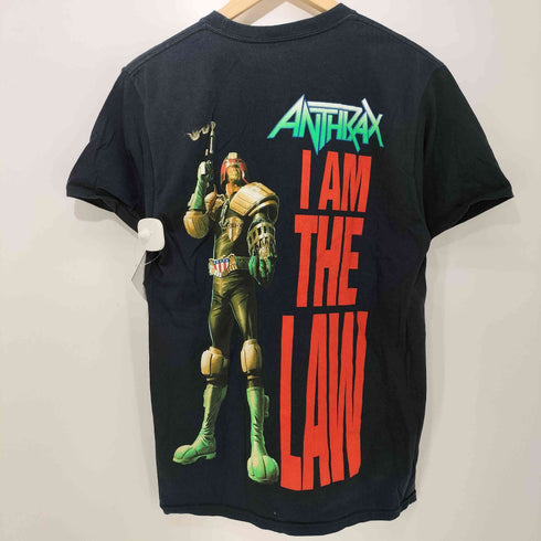 00s Hanesボディ US HR/HMバンド I AM THE LAW Tシャツ メンズ import:S