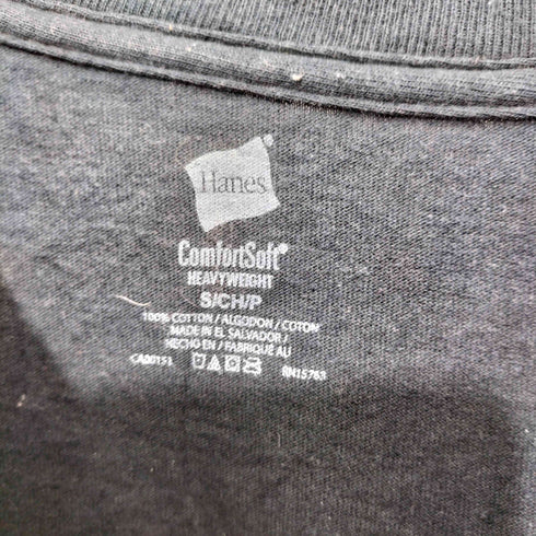 00s Hanesボディ US HR/HMバンド I AM THE LAW Tシャツ メンズ import:S