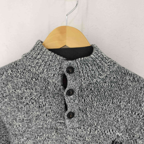 チャップス CHAPS エルボーパッチハーフボタン二ット メンズ import:L