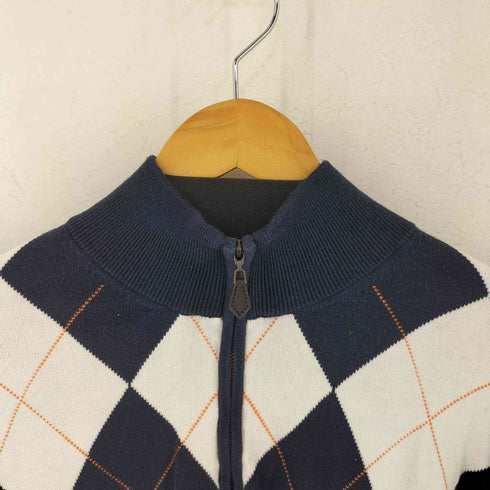 ブルックスブラザーズ 346 BROOKS BROTHERS アーガイルハーフジップニット メンズ import:XL