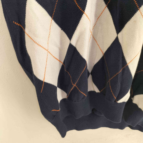 ブルックスブラザーズ 346 BROOKS BROTHERS アーガイルハーフジップニット メンズ import:XL