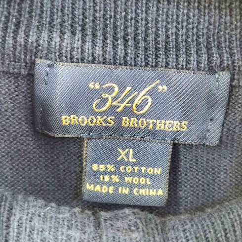 ブルックスブラザーズ 346 BROOKS BROTHERS アーガイルハーフジップニット メンズ import:XL