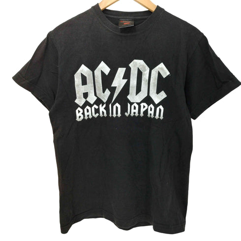 シュート SHOOT 00s ハードロックバンド 悪魔の氷 BLACK ICE ジャパンツアー Tシャツ メンズ JPN:S
