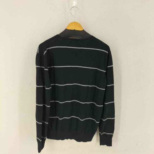 トミーヒルフィガー TOMMY HILFIGER Vネックボーダーニット メンズ import:XL