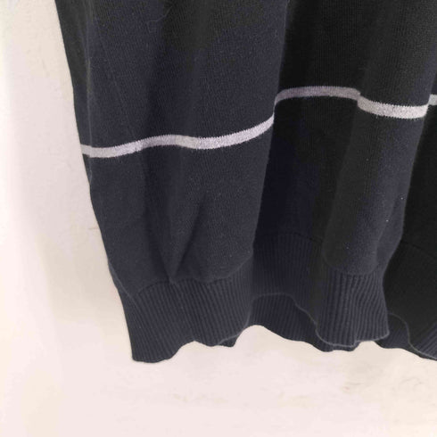 トミーヒルフィガー TOMMY HILFIGER Vネックボーダーニット メンズ import:XL