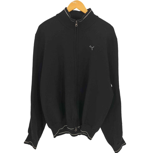 プーマ PUMA ロゴ刺繍 ダブルジップ ドライバーズニット メンズ import:XXL