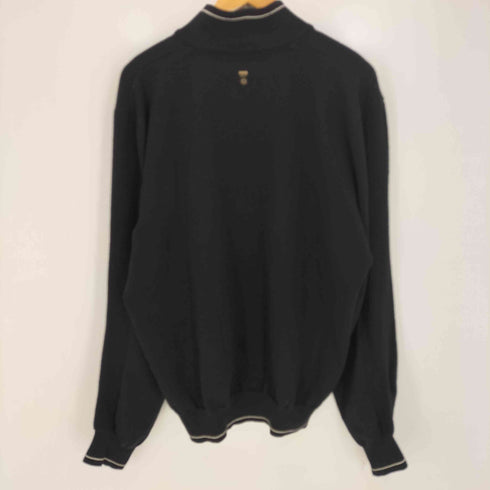 プーマ PUMA ロゴ刺繍 ダブルジップ ドライバーズニット メンズ import:XXL