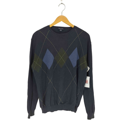 ノーティカ NAUTICA アーガイルニット メンズ import:M