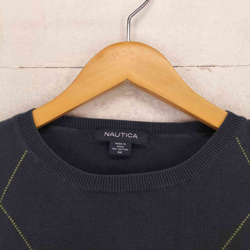 ノーティカ NAUTICA アーガイルニット メンズ import:M