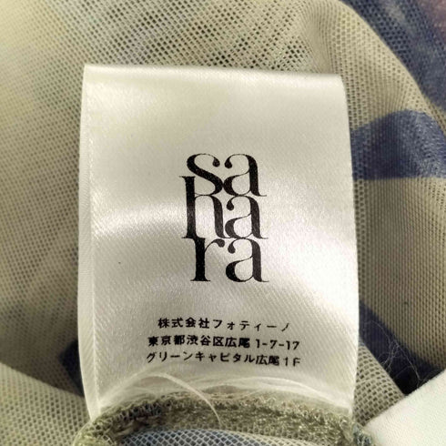 サハラ sahara Sheer Top abstract シアートップス レディース