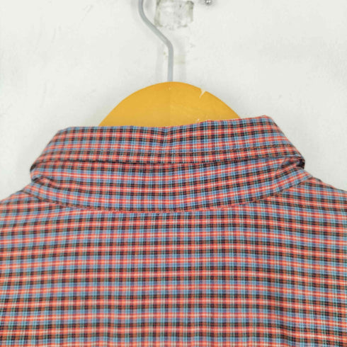 ステューシー Stussy USA製 紺タグ コットン チェック L/S シャツ メンズ import:M