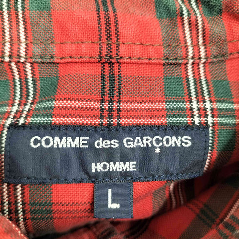 コムデギャルソンオム COMME des GARCONS HOMME タータンチェック ロングスリーブ シャツ メンズ JPN:L