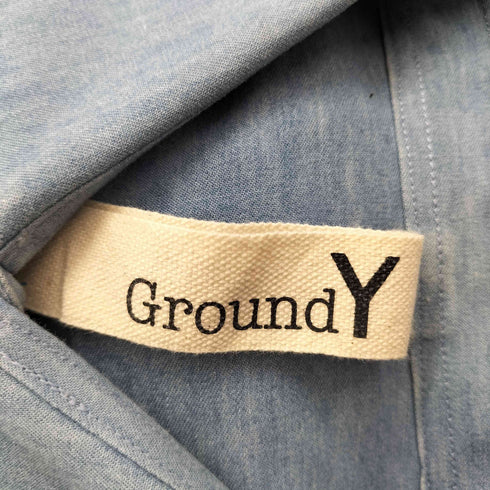 グラウンドワイヨウジヤマモト Ground Y Yohji Yamamoto 二重襟 L/S シャツ メンズ JPN:1