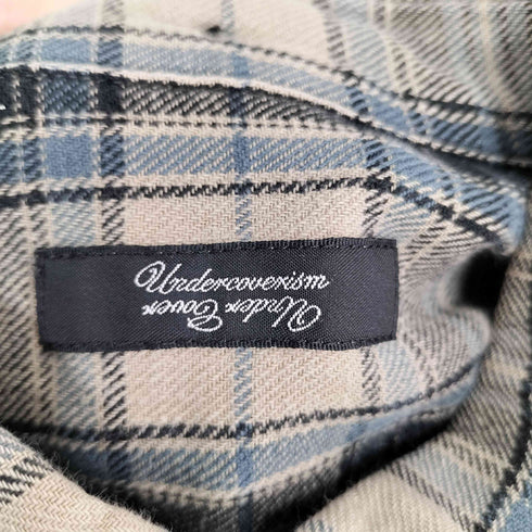 アンダーカバーイズム UNDERCOVERISM 08AW 袖ZIPシャツ ネルシャツ メンズ JPN:2