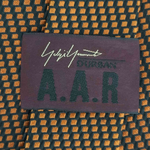 ヨウジヤマモトダーバンアール Yohji Yamamoto DURBAN A.A.R 総柄 シルク100% ネクタイ メンズ