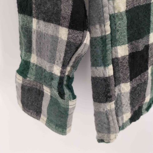 モンベル mont bell メリノウール トレール チェック L/S シャツ メンズ JPN:M