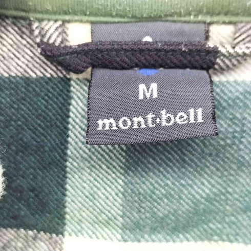 モンベル mont bell メリノウール トレール チェック L/S シャツ メンズ JPN:M