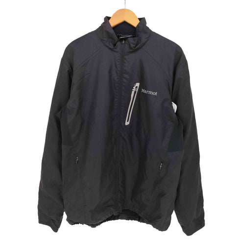 マーモット MARMOT ロゴ ナイロン ジップアップ ジャケット メンズ import:L