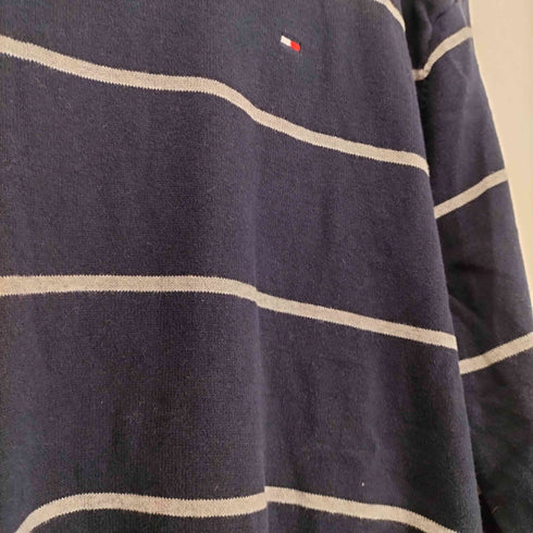 トミーヒルフィガー TOMMY HILFIGER クルーネックボーダーニット メンズ