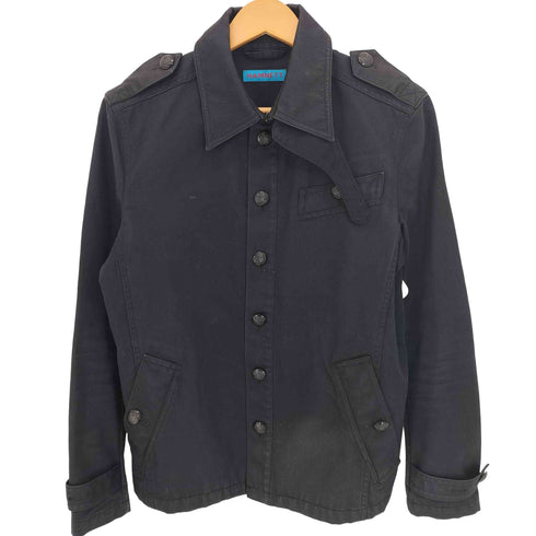 キャサリンハムネットロンドン KATHARINE HAMNETT LONDON Y2K 2WAY コットン ミリタリージャケット ブルゾン メンズ import:M