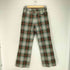 haggar 70S ロケットTALON マルチカラーチェック柄スラックスパンツ メンズ