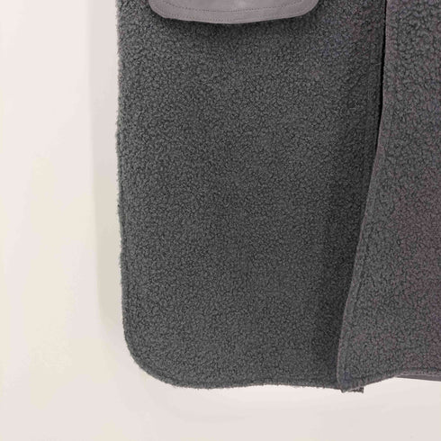 ラビットファー 切替 ベスト レディース FREE