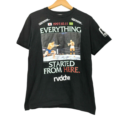 リバーサル REVERSAL 1997.10.11 TEE タイトルマッチ 格闘技 最強神話崩壊 クルーネック Tシャツ メンズ JPN:S