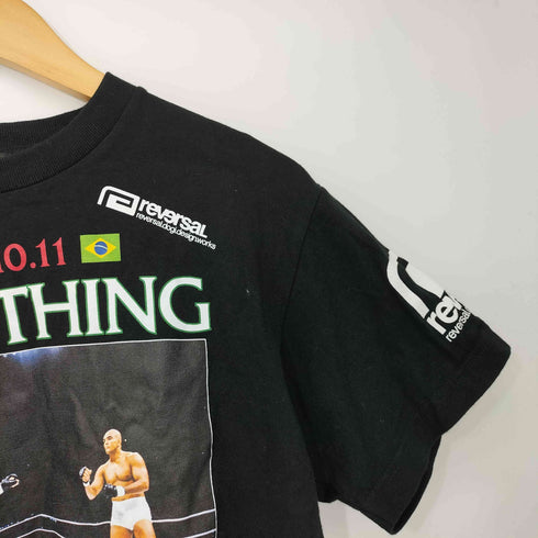 リバーサル REVERSAL 1997.10.11 TEE タイトルマッチ 格闘技 最強神話崩壊 クルーネック Tシャツ メンズ JPN:S