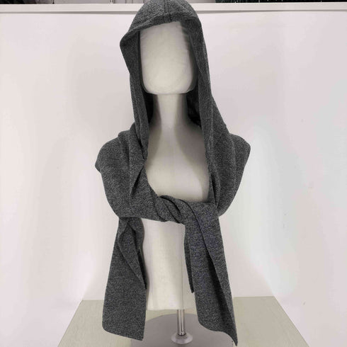 タン TAN HOODIE KNIT SCARF メンズ