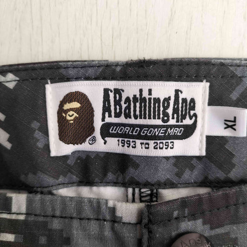 アベイシングエイプ A BATHING APE 26ss MULTI PIXEL CAMO M-65 CARGO PANTS メンズ JPN:XL