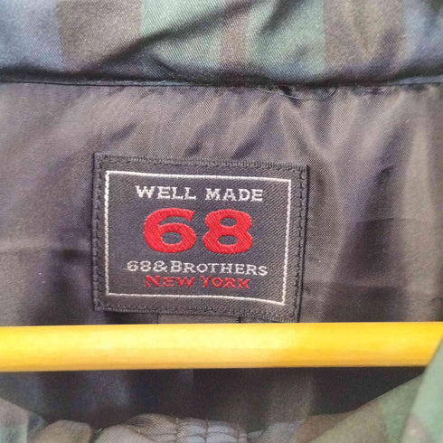 シックスティエイトアンドブラザーズ 68&BROTHERS Blackwatch Big Puff Jacket メンズ L