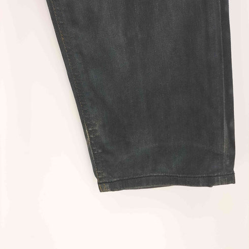 ディーゼル DIESEL SLIM-CARROT TEPPHAR ポリ混 ストレッチ ダスト コーティング加工 ボタンフライ スキニーデニム メンズ W32 L32