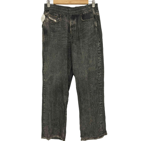 ディーゼル DIESEL 23ss DENIM-EFFECT P-FERGY-A PANTS デニム転写 イージーパンツ メンズ 46