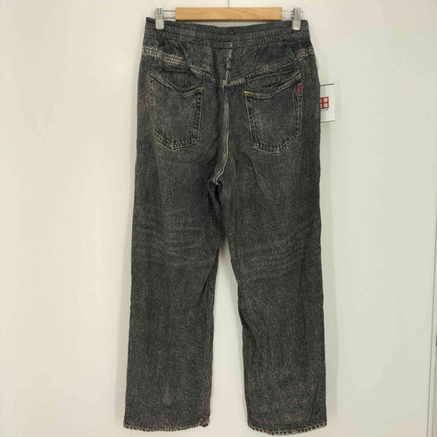 ディーゼル DIESEL 23ss DENIM-EFFECT P-FERGY-A PANTS デニム転写 イージーパンツ メンズ 46