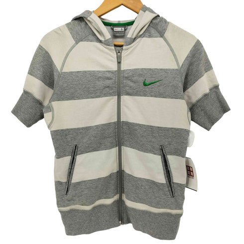 ナイキ NIKE 00S グレータグ ボーダー S/S ジップ パーカー メンズ import:S