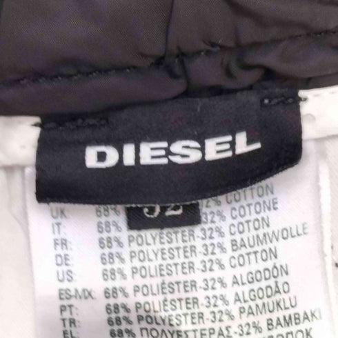 ディーゼル DIESEL ダメージ加工 インサイドアウト レイヤード イージーテーパードパンツ メンズ 32