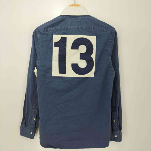 ラグビーラルフローレン Rugby Ralph Lauren ワッペン ナンバリング ボタンダウン ラガーシャツ メンズ import:XS