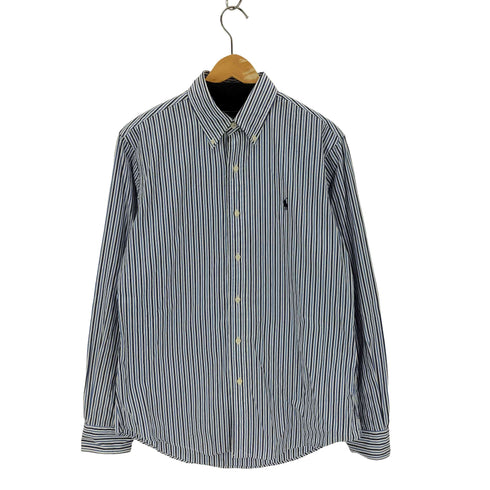 ラルフローレン RALPH LAUREN CUSTOM FIT スモールポニー刺繍L/Sストライプシャツ メンズ JPN:M