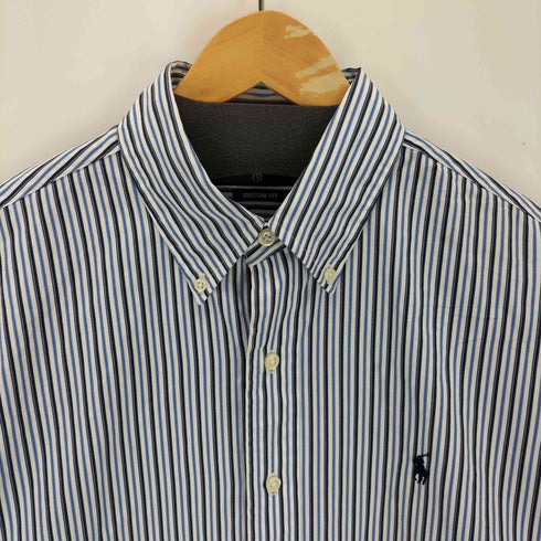 ラルフローレン RALPH LAUREN CUSTOM FIT スモールポニー刺繍L/Sストライプシャツ メンズ JPN:M