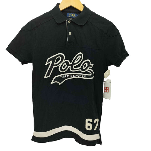 ポロラルフローレン POLO RALPH LAUREN CUSTOM SLIM FIT サガラワッペン ポロシャツ メンズ import:XS