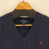 ポロラルフローレン POLO RALPH LAUREN スモールポニー刺繍ケーブルニットベスト メンズ JPN:XL