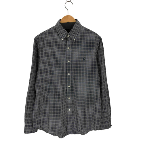 ラルフローレン RALPH LAUREN CLASSIC FIT スモールポニー刺繍L/Sチェックシャツ メンズ JPN:M