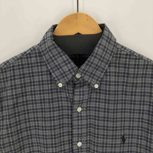 ラルフローレン RALPH LAUREN CLASSIC FIT スモールポニー刺繍L/Sチェックシャツ メンズ JPN:M