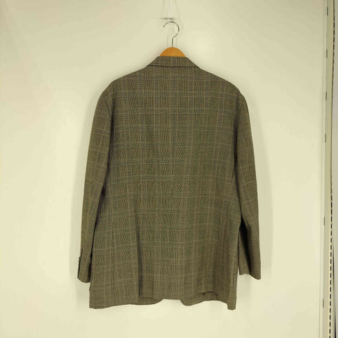 ユキトリイ YUKI TORII HOMME ウール100% グレンチェック 2Bテーラードジャケット メンズ BLL