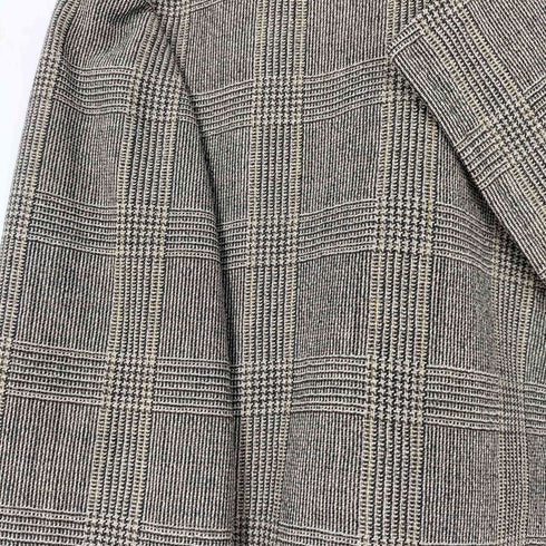 ユキトリイ YUKI TORII HOMME ウール100% グレンチェック 2Bテーラードジャケット メンズ BLL