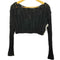 ザラ ZARA 透かし編み クロップド シアーニット レディース import:S