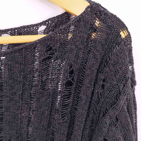 ザラ ZARA 透かし編み クロップド シアーニット レディース import:S