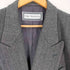 VIA NUOVA PURE CASHMERE 100% ヘリンボーン ダブル テーラードジャケット メンズ