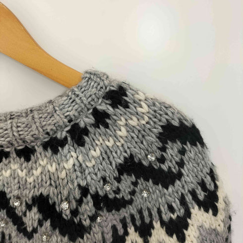 エピヌ epine bijou Nordic knit ビジュー ノルディック ニット レディース