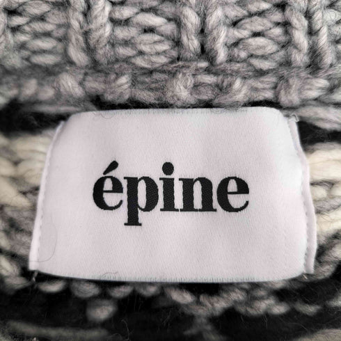 エピヌ epine bijou Nordic knit ビジュー ノルディック ニット レディース